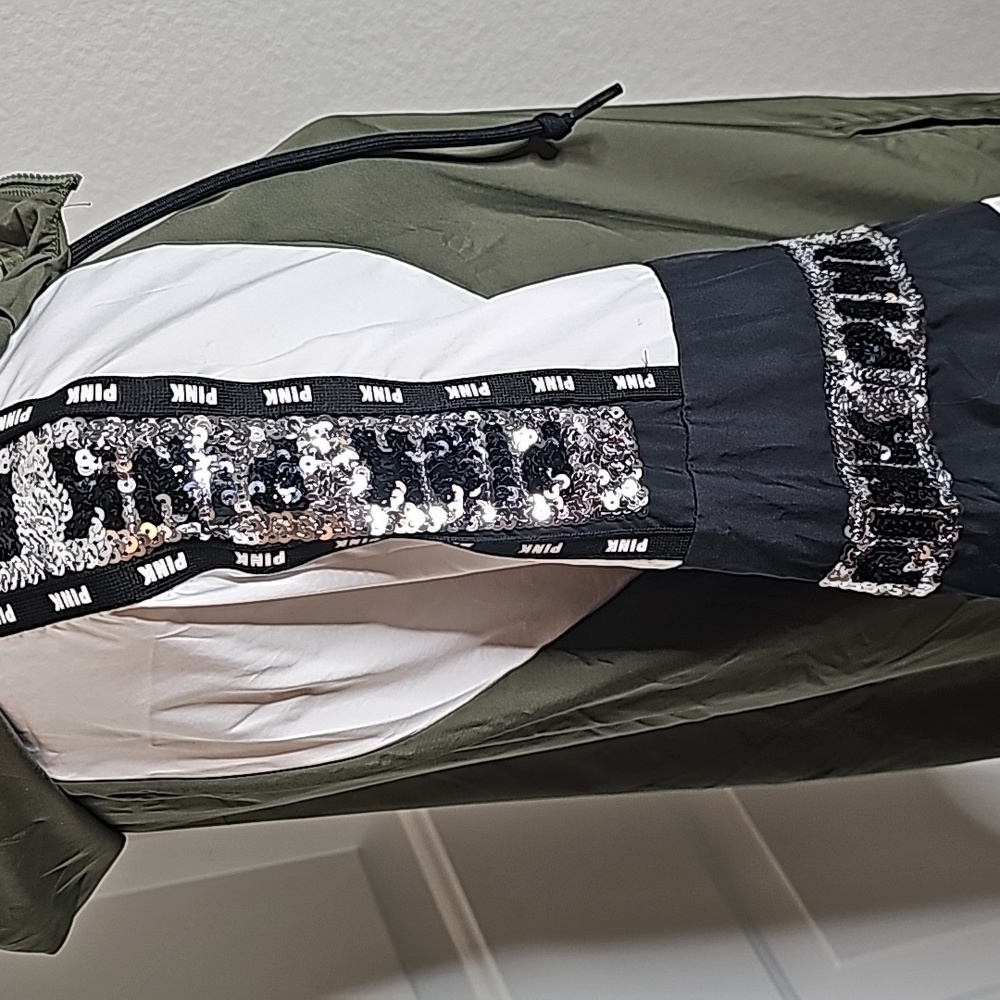Pink Sequin Windbreaker Jacket - image 5